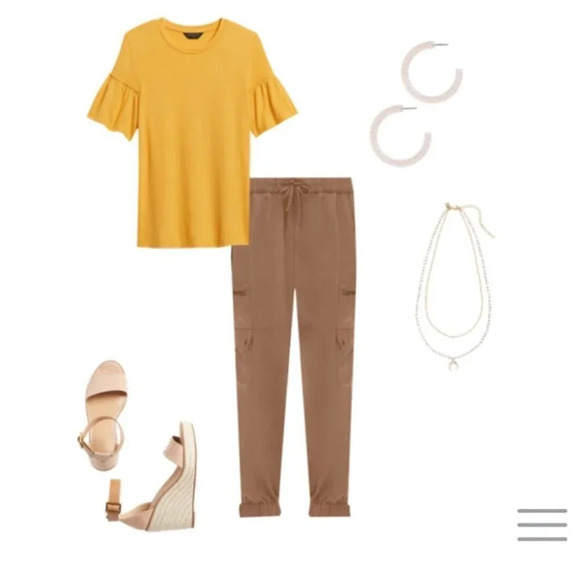 Banana Republic flutter sleeve sweater - Picture 6 of 8